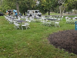 8' Wooden Folding Table